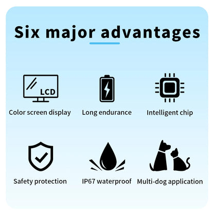 Smart Anti-Bark Training Collar with Vibration & Sound - Rechargeable