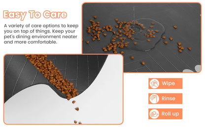 Premium Absorbent Pet Feeding Mat - Waterproof & Non-Slip Placemat