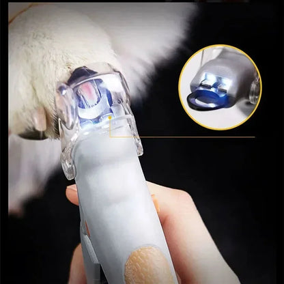 Professional LED Pet Nail Clipper - Safe & Easy Grooming Tool for Cats and Dogs