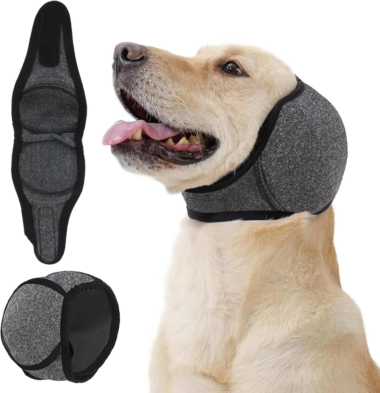 Calming Ear Muffs for Dogs - Noise-Canceling & Anxiety Relief Hoodie