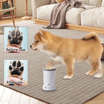 Pet Paw Washer With Charging cable USB Electric Paw Cleaner Automatic Dogs Foot Cleaning Machine For Dust Dirt Hair Removing