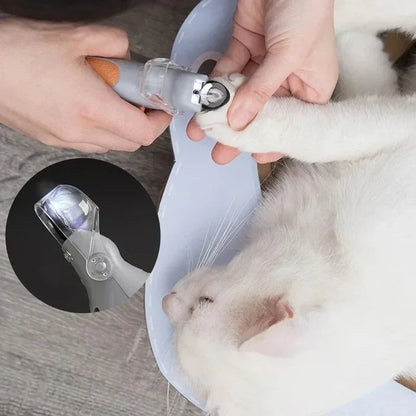 Professional LED Pet Nail Clipper - Safe & Easy Grooming Tool for Cats and Dogs