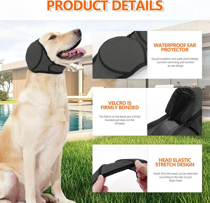 Calming Ear Muffs for Dogs - Noise-Canceling & Anxiety Relief Hoodie
