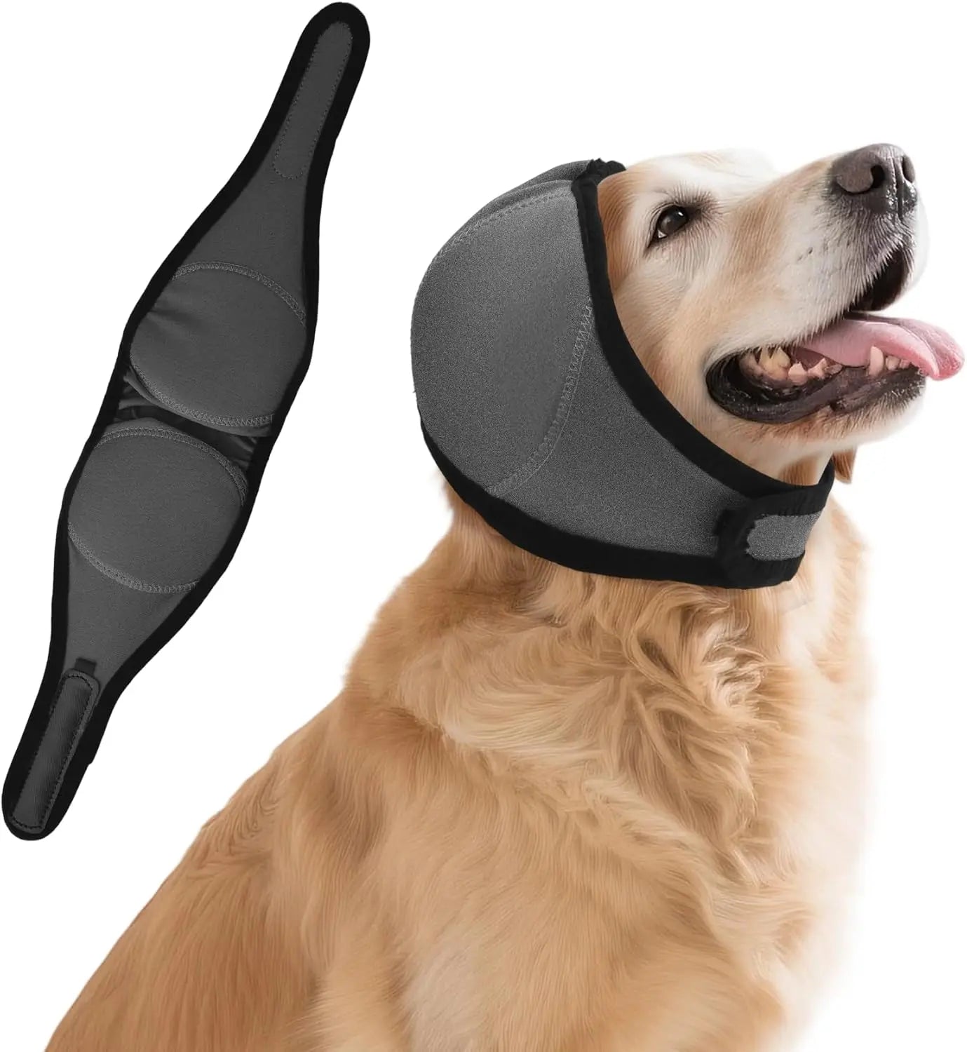 Calming Ear Muffs for Dogs - Noise-Canceling & Anxiety Relief Hoodie