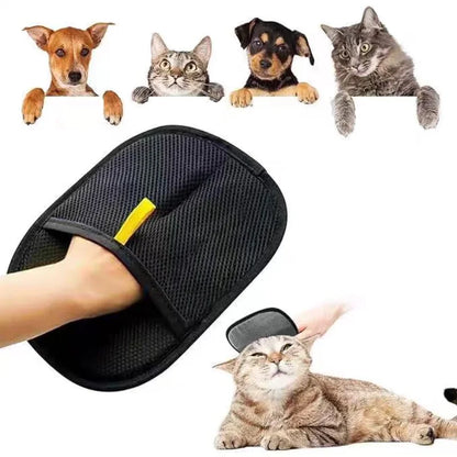 Multi-Functional Pet Grooming Gloves - Double-Sided Hair Removal & Massage Tool