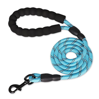 Heavy-Duty Rope Dog Leash with Comfort Handle - Multiple Colors & Lengths