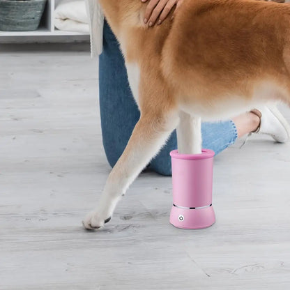 Pet Paw Washer With Charging cable USB Electric Paw Cleaner Automatic Dogs Foot Cleaning Machine For Dust Dirt Hair Removing