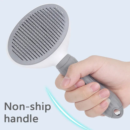 Professional Pet Grooming Brush - Stainless Steel Deshedding Tool for Dogs & Cats
