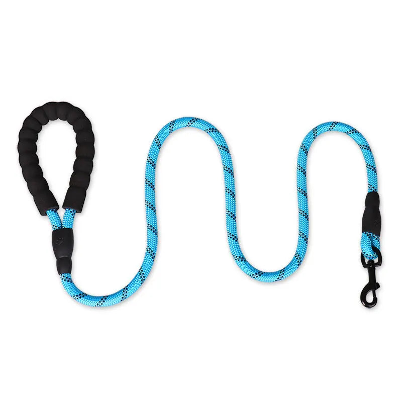 Heavy-Duty Rope Dog Leash with Comfort Handle - Multiple Colors & Lengths