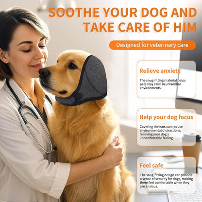 Calming Ear Muffs for Dogs - Noise-Canceling & Anxiety Relief Hoodie
