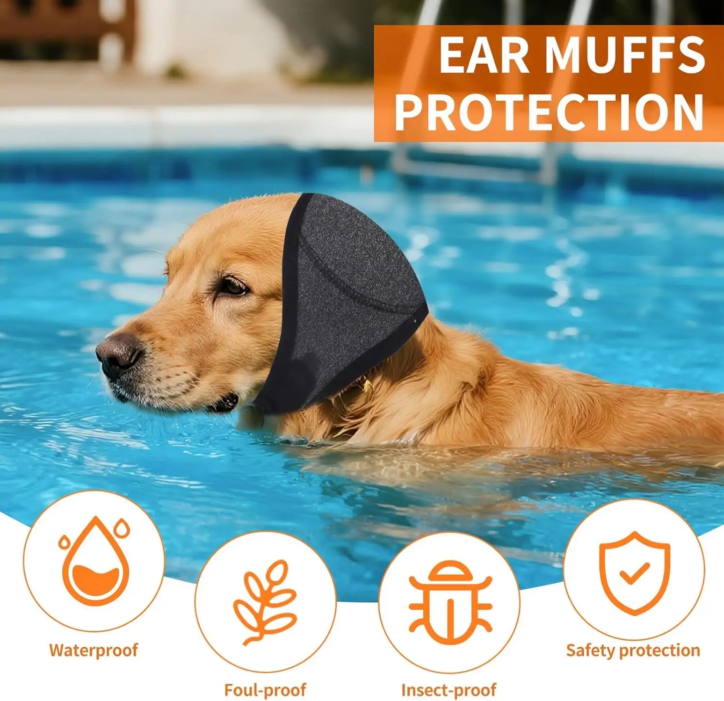 Calming Ear Muffs for Dogs - Noise-Canceling & Anxiety Relief Hoodie